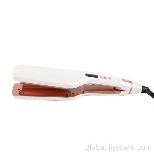 Durable Rechargeable Curling Iron Egg Roll Shape LCD Temperature Display Instant Noodle Factory